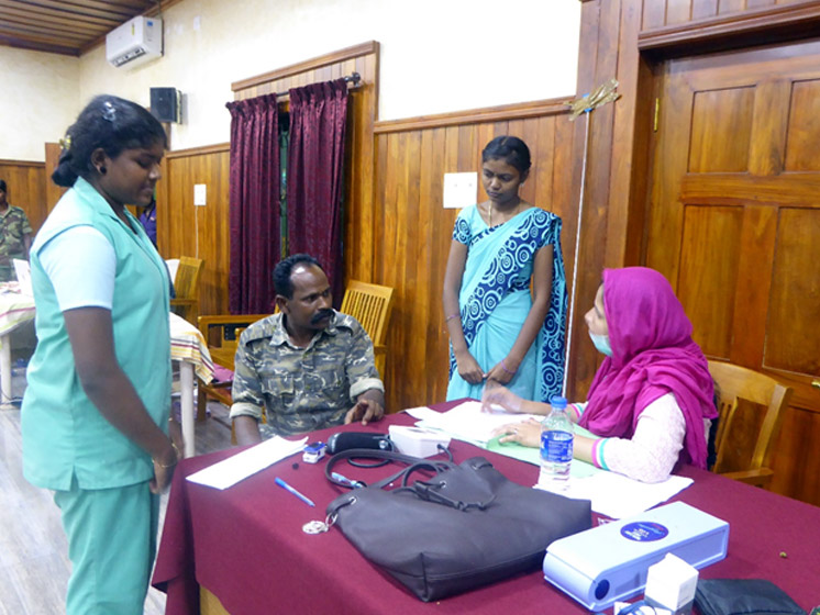 Nalam Hospital Health Screening for Forest Department Staffs
